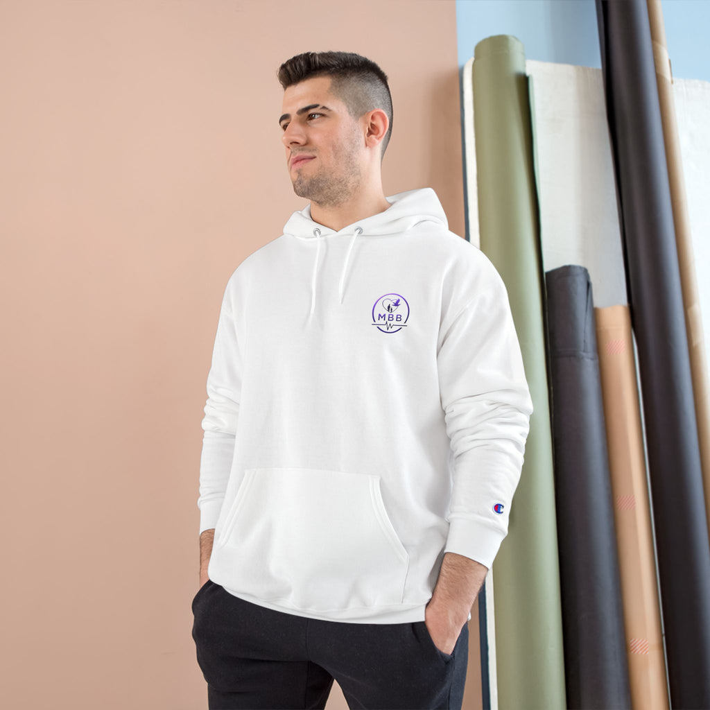 Champion Hoodie — Marquavies Bernard Broughton Foundation Minimal Logo Hoodie