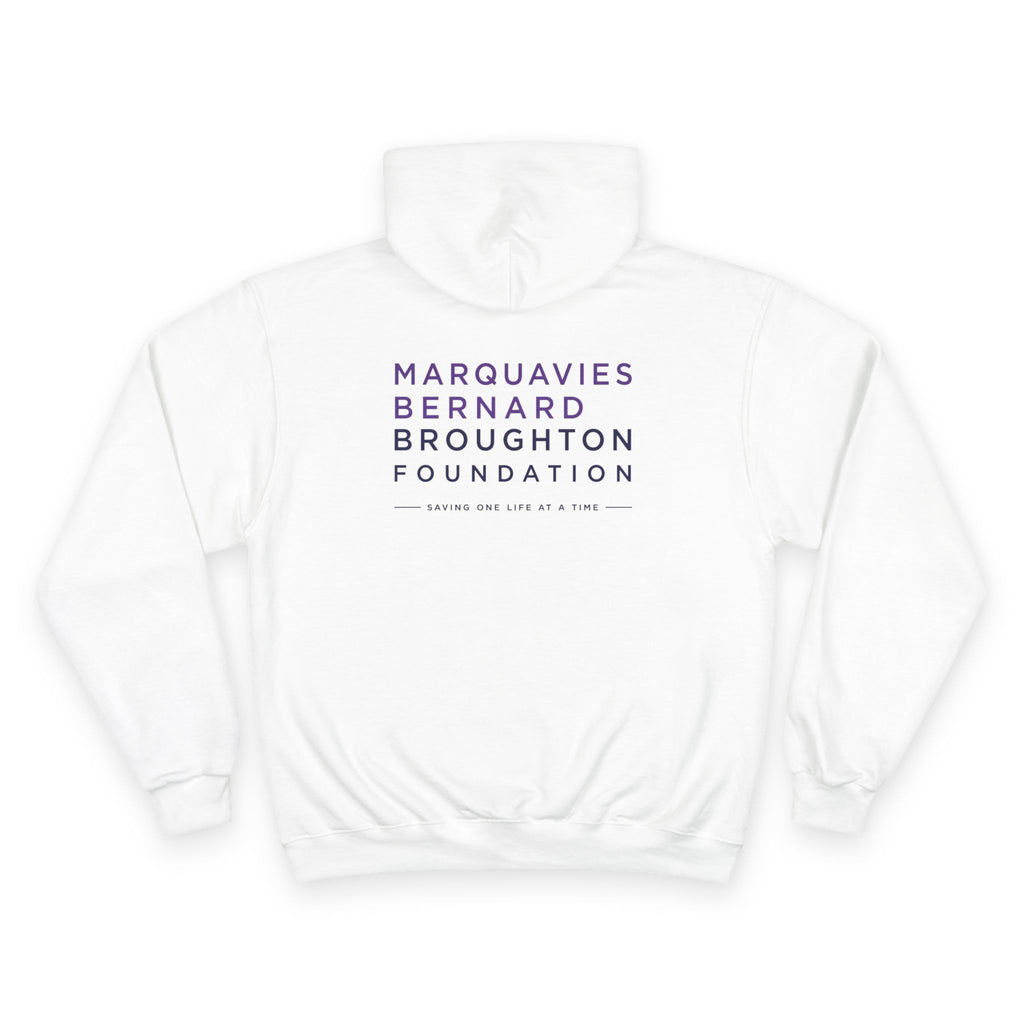 Champion Hoodie — Marquavies Bernard Broughton Foundation Minimal Logo Hoodie
