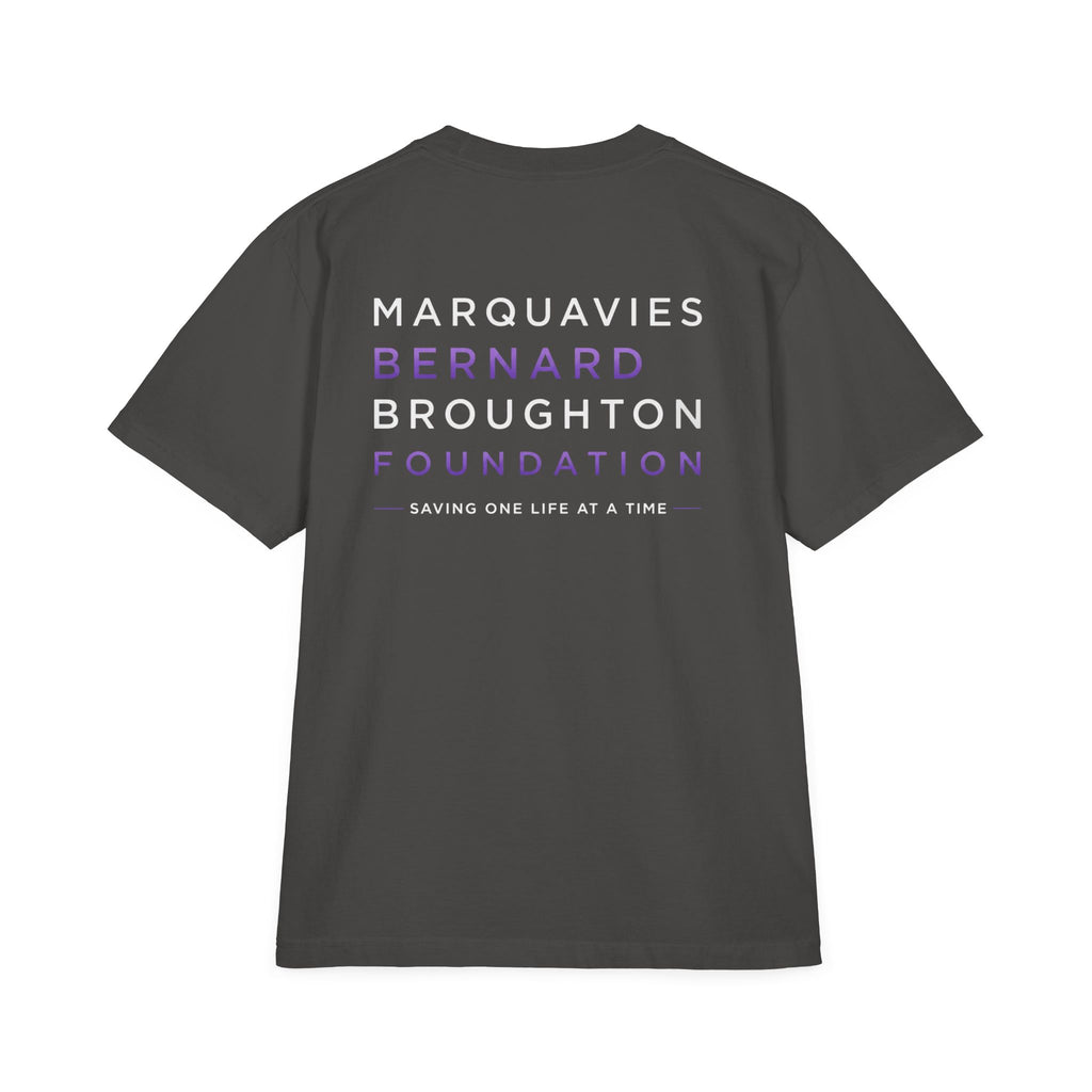 Charity Logo T-Shirt — Marquavies Bernard Broughton Foundation (Saving One Life At A Time)