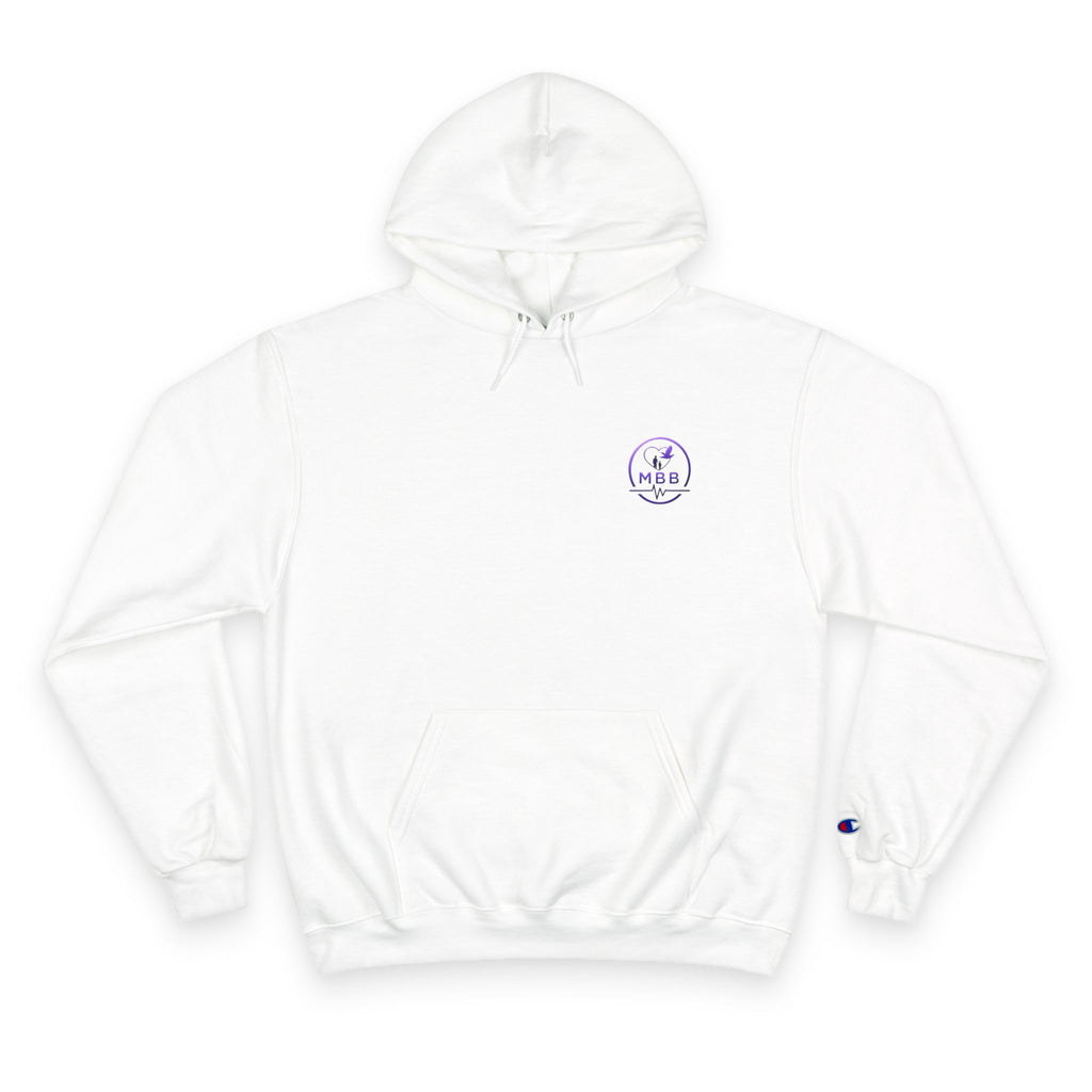 Champion Hoodie — Marquavies Bernard Broughton Foundation Minimal Logo Hoodie