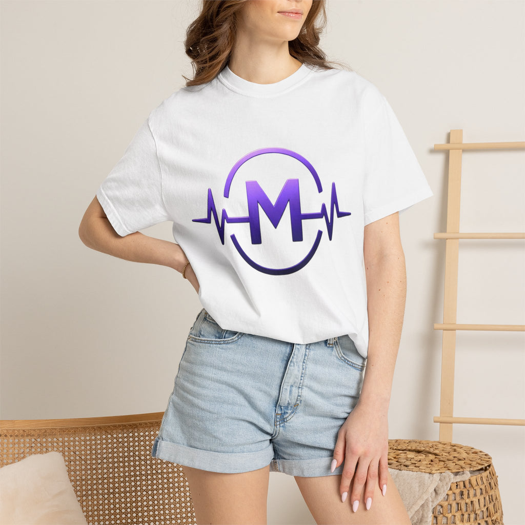 Marquavies Bernard Broughton Foundation T-Shirt — Logo Tee with Heartbeat ‘M’