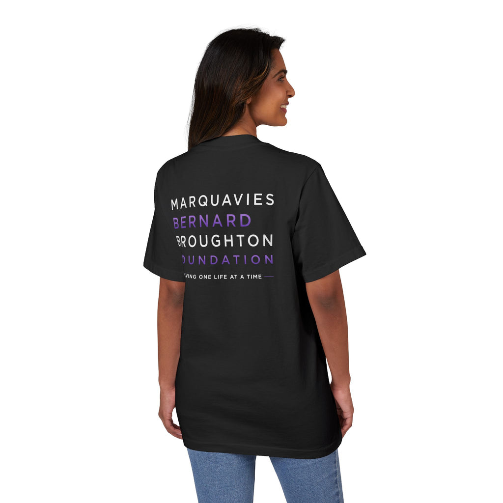 Charity Logo T-Shirt — Marquavies Bernard Broughton Foundation (Saving One Life At A Time)