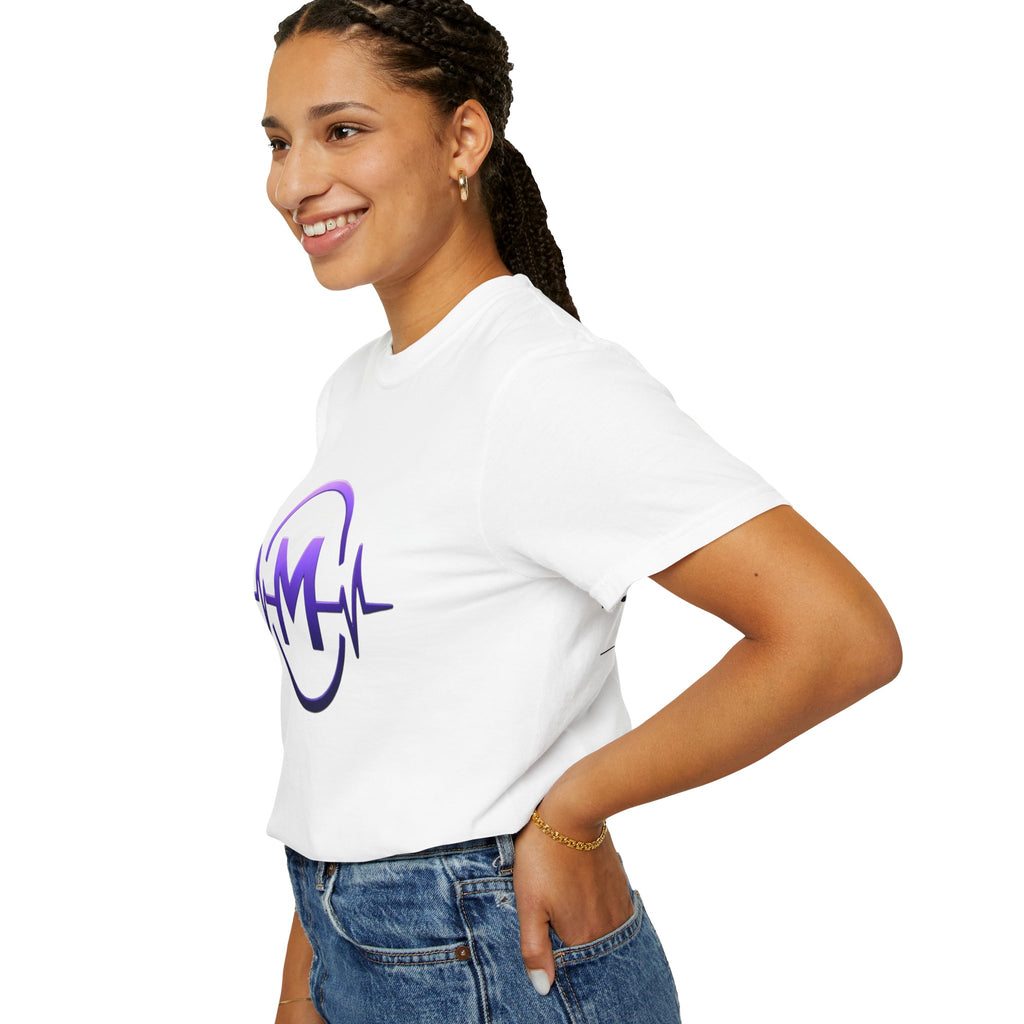 Marquavies Bernard Broughton Foundation T-Shirt — Logo Tee with Heartbeat ‘M’