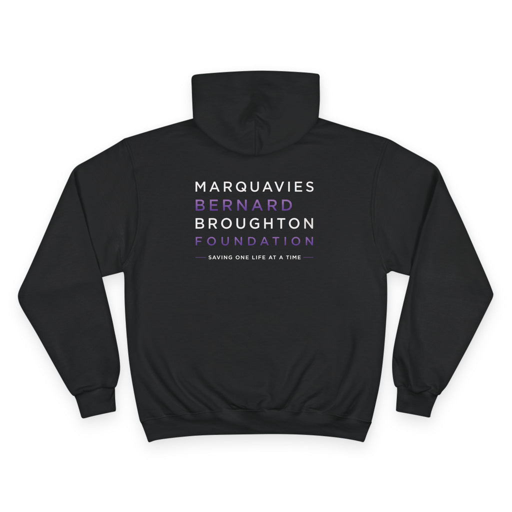 Champion Hoodie — Marquavies Bernard Broughton Foundation Charity Hoodie