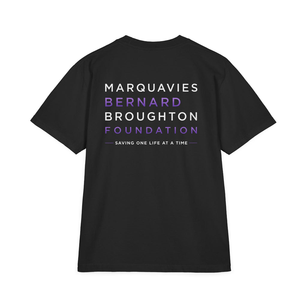 Charity Logo T-Shirt — Marquavies Bernard Broughton Foundation (Saving One Life At A Time)