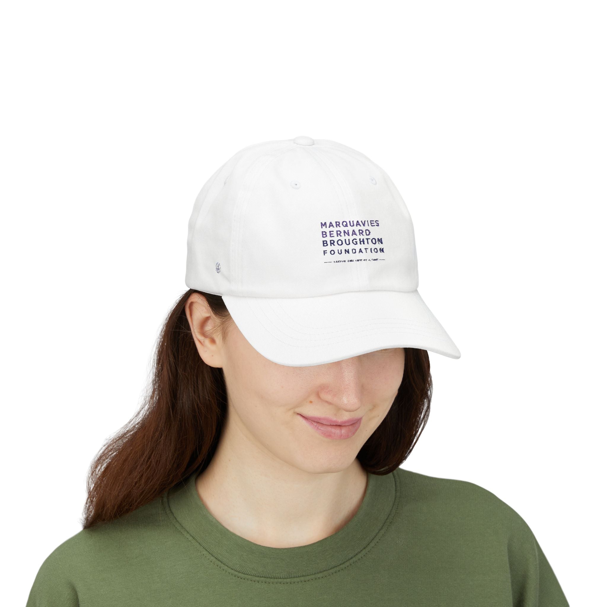 Classic Dad Cap — Marquavies Bernard Broughton Foundation Embroidered Cap